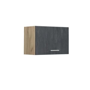 Vicco VĚŠÁK NA STĚNU R-Line Černý beton 60 cm Plochý obraz