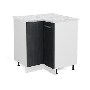 Vicco ROHOVÁ SKŘÍŇKA R-Line Černý beton 75.6 cm PD Mramor obraz