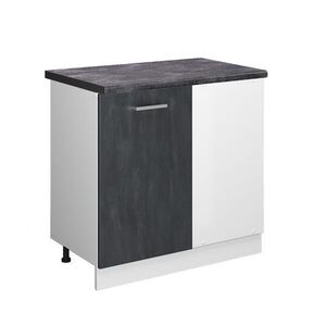 Vicco ROHOVÁ SKŘÍŇKA R-Line Černý beton 86 cm PD Antracit obraz