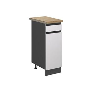 Vicco SPODNÍ SKŘÍŇKA KUCHYŇSKÉ LINKY R-Line Bílá 30 cm , PD Dub obraz
