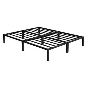 ML-DESIGN KOVOVÁ POSTEL 160x200 cm s lamelovým roštem, černá, na ocelovém rámu obraz
