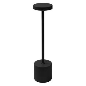 ML-DESIGN BEZDRÁTOVÁ LED STOLNÍ LAMPY s dotykovým ovládáním, černá, Ø 8 x 34, 5 cm, 3 barvy světla, stmívatelná obraz