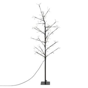 ECD-Germany LED STROMEK 120 cm 240 LED teplá bílá časovač venkovní flexibilní větve obraz