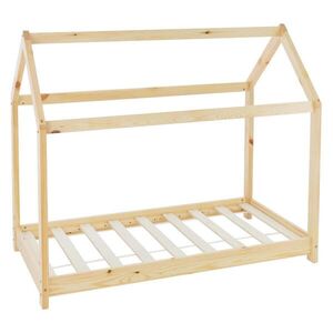 ML-DESIGN DĚTSKÁ POSTEL se stříškou 70x140 cm přírodní obraz