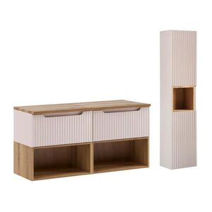 Petits-meubles KOUPELNOVÝ NÁBYTEK 120.4cm Riva 2er-Set Kašmír obraz
