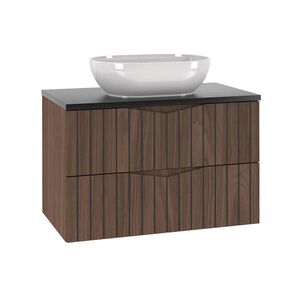 Petits-meubles UMYVADLO 80.6cm Siena Dřevo a černá obraz