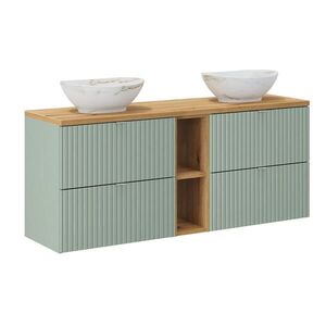 Petits-meubles DVOJUMYVADLO 140.4cm Jade Zelená a dřevo obraz