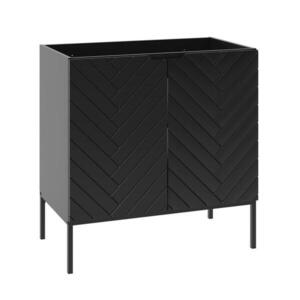 Petits-meubles SKŘÍŇKA POD UMYVADLO 80cm Daria Černá obraz