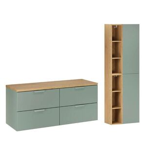 Petits-meubles KOUPELNOVÝ NÁBYTEK 120.6cm Oria 2er-Set Zelená obraz