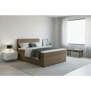 MID.YOU POSTEL BOXSPRING, 140/200 cm, pískové barvy obraz