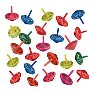 Relaxdays KÁČA Barevná 24-ks-set dřevěná 4, 5 cm obraz