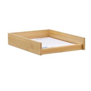 Relaxdays ODKLADAČ Přírodní bambus MDF A4 obraz