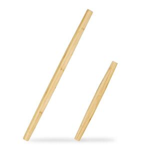 Relaxdays VÁLEČEK NA TĚSTO Přírodní bambus 2-ks-set 65 cm obraz