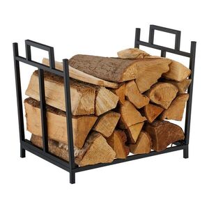 Relaxdays REGÁL Černý skládací kov 41 cm obraz