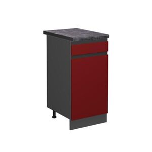 Vicco SPODNÍ SKŘÍŇKA KUCHYŇSKÉ LINKY R-Line Červená 40 cm , PD Antracit obraz
