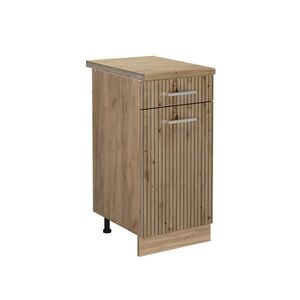 Vicco SPODNÍ SKŘÍŇKA KUCHYŇSKÉ LINKY R-Line Řemeslný dub 40 cm , PD Dub obraz
