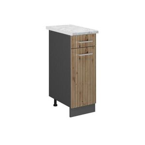 Vicco SPODNÍ SKŘÍŇKA KUCHYŇSKÉ LINKY R-Line Řemeslný dub 30 cm PD Mramor obraz