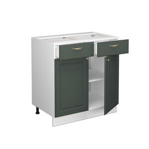 Vicco SPODNÍ SKŘÍŇKA KUCHYŇSKÉ LINKY Fame-Line Zelená zlatá země 80 cm , PD Dub obraz