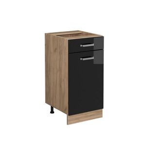 Vicco SPODNÍ SKŘÍŇKA KUCHYŇSKÉ LINKY R-Line Černý vysoký lesk 40 cm bez pracovní desky obraz