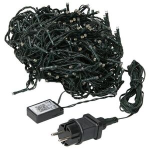 ECD-Germany LED CLUSTER ŘETĚZ SVĚTEL 720 LED 54 m studená bílá vnitřní/venkovní IP44 obraz