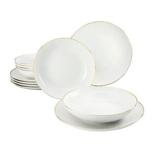 Creatable JÍDELNÍ SOUPRAVA Allegra Goldband 12dílné obraz