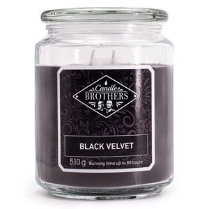 VONNÁ SVÍČKA Vícebarevná Black Velvet ve skle 100 h obraz