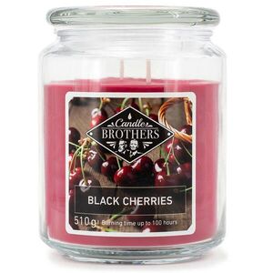 VONNÁ SVÍČKA Vícebarevná Black Cherries ve skle 100 h obraz