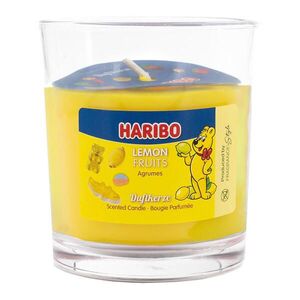 VONNÁ SVÍČKA Žlutá citronové ovoce ve skle 30 h 135 g obraz