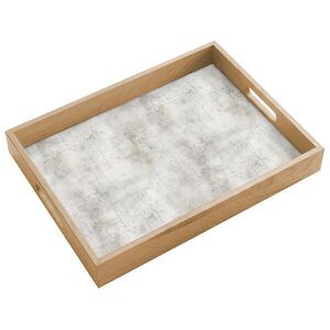 OnlyWow SERVÍROVACÍ PODNOS Šedá - Beton - Zvětralá 40x30 cm obraz