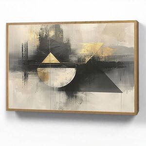 OnlyWow NÁSTĚNNÁ LAMPA S AKUMULÁTOREM Abstraktní - černá - barva - moderní 100x70 cm obraz