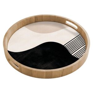 OnlyWow SERVÍROVACÍ PODNOS Abstraktní - Japonské - Béžové - Moderní 50x50 cm obraz