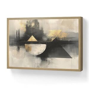 OnlyWow NÁSTĚNNÁ LAMPA S AKUMULÁTOREM Abstraktní - černá - barva - moderní 60x40 cm obraz