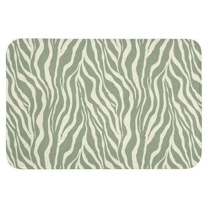 OnlyWow WC PŘEDLOŽKA Zebra - Motiv - zelená 90x60 cm obraz