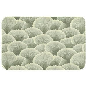 OnlyWow KOUPELNOVÁ PŘEDLOŽKA Vějíř - list - zelený 80x50 cm obraz