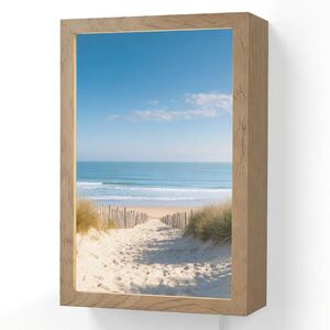 OnlyWow NÁSTĚNNÁ LAMPA Pláž - moře - duny - písek - léto 20x30 cm obraz