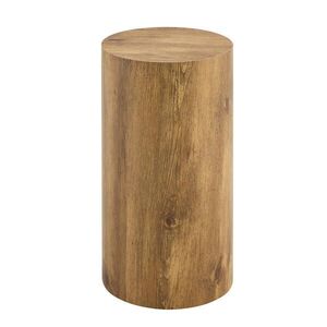 OKWISH ODKLÁDACÍ stolek 30/30/55 cm v dekoru dřeva z MDF bez montáže obraz