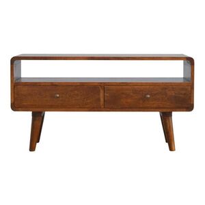 Artisan Furniture SIDEBOARD z Masivního Mangového Dřeva s Kaštanovým Povrchem, 2 Zásuvky obraz