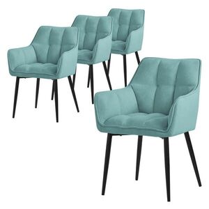 ML-DESIGN JÍDELNÍŽIDLA, SADA 2 KS, petrolová barva, froté obraz
