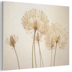 MuchoWow AKUSTICKÝ obraz Sluneční světlo - Pampeliška - Botanické - Květiny 100x70 cm obraz