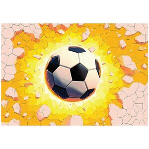 Wallarena FOTOTAPETA do chlapeckého pokoje fotbal 3D efekt 200x140 obraz