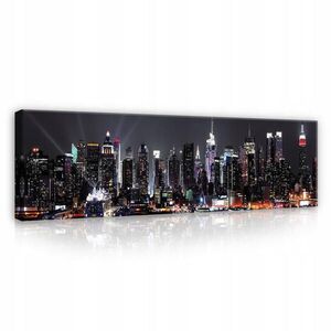 Wallarena OBRÁZKY Město New York Moderní obývací pokoj Ložnice 145x45 obraz