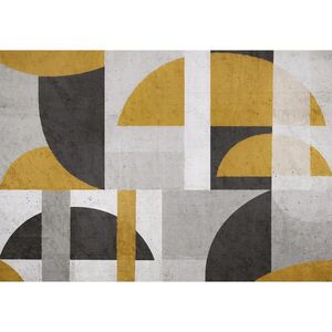 Wallarena ABSTRAKTNÍ šedá fototapeta Art Deco 254x184 cm obraz