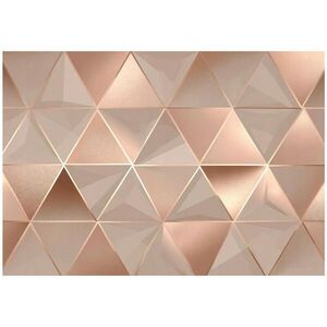 Wallarena ABSTRAKTNÍ geometrická fototapeta béžová 350x250 cm obraz