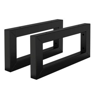 ML-DESIGN SADA 2 ks nástěnných konzol pro umyvadlo 300 x 150 mm, černá, ocel obraz