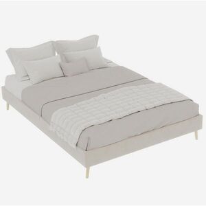 Redom POSTEL 140/200 cm s moderním minimalistickým designem, pevná konstrukce a snadná montáž, Béžová obraz
