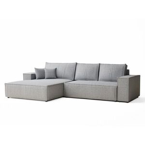 Maison de Reve ROHOVÁ SEDAČKA s funkcí spaní Maze, textil, světle šedý obraz