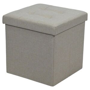 Carryhome SEDACÍ BOX, textil, kompozitní dřevo, 38/38/38 cm obraz