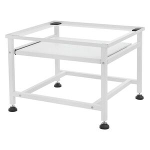 ML-DESIGN PODSTAVEC pod pračku s výsuvnou odkládací plochou, bílý, 62, 5 x 50, 1 x 40, 5 cm obraz