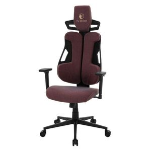 ML-DESIGN HERNÍ židle s látkovým potahem v červené barvě, individuálně nastavitelná obraz