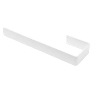 LuxeBath VĚŠÁK NA RUČNÍKY 38 cm z oceli, bílý, nástěnný, do koupelny a kuchyně obraz